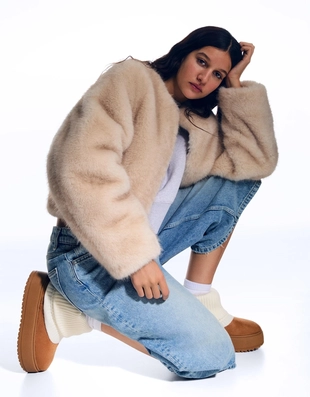 Ботильоны на платформе в стиле носка- Заказать в России