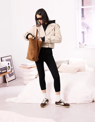 Короткая куртка-тренч- Заказать в России