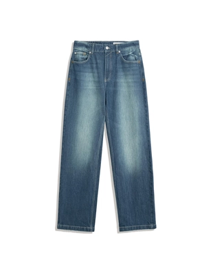 Джинсы свободного кроя с прямыми штанинами- Заказать в России