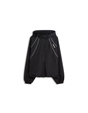 Black|6609/551 - Bershka Легкая куртка с капюшоном