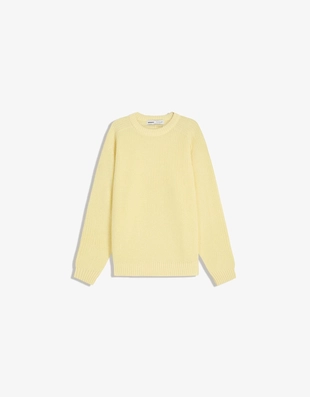 Свитер платочной вязки из смесовой пряжи с шерстью- Заказать в России