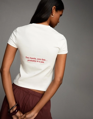 Футболка с короткими рукавами и принтом- Заказать в России