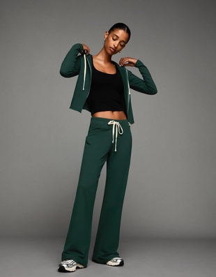 Green|7004/478 - Bershka Худи с застежкой-молнией