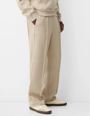 Комплект из толстовки и брюк с широкими штанинами- Заказать в России