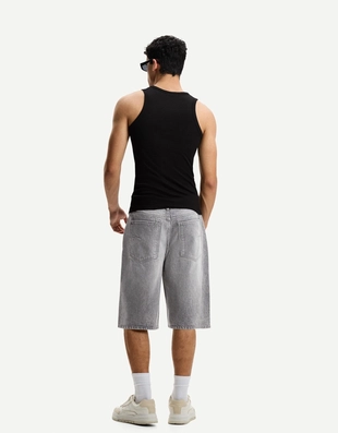 Купить Bershka Джинсовые шорты свободного кроя