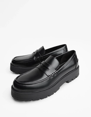 BLACK|2617/664 - Bershka Лоферы на объемной подошве