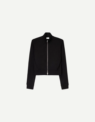 Толстовка с высоким воротником и молнией- Заказать в России