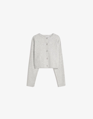 Куртка с пуговицами из мягкой ткани- Заказать в России