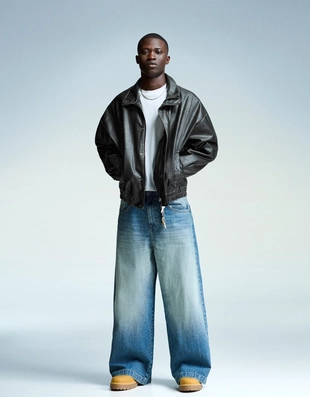 Куртка из искусственной кожи- Заказать в России