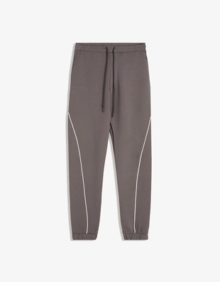 Grey|5488/478 - Bershka Брюки-джоггеры из мягкой ткани