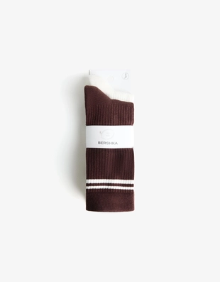 Brown|8950/588 - Bershka Набор из 2 пар носков