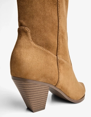 SAND|1108/664 - Bershka Ботильоны в ковбойском стиле на каблуке