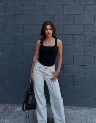 Сумка-боулинг с эффектом потертости и ремнями- Заказать в России