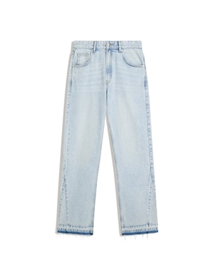 Расклешенные джинсы прямого кроя- Заказать в России