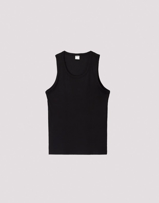 Black|2820/589 - Bershka Топ на бретелях в рубчик
