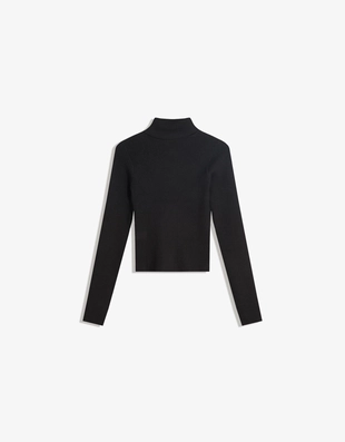 Купить Bershka Свитер в рубчик с высоким воротником