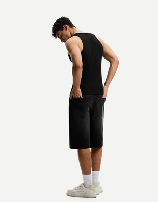 Купить Bershka Джинсовые шорты свободного кроя