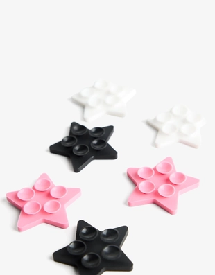 Набор из шести присосок, в форме звезд- Заказать в России