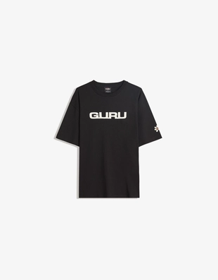 Black|8025/144 - Bershka Футболка с принтом GURU