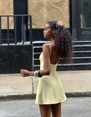 Купить Bershka Мини-платье на бретелях