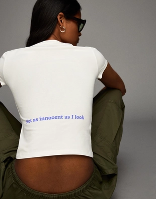 Футболка с короткими рукавами и принтом- Заказать в России