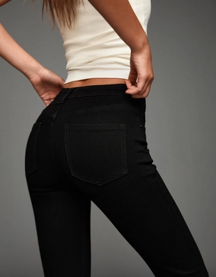 Джинсы скинни из мягкой ткани с высокой посадкой- Заказать в России