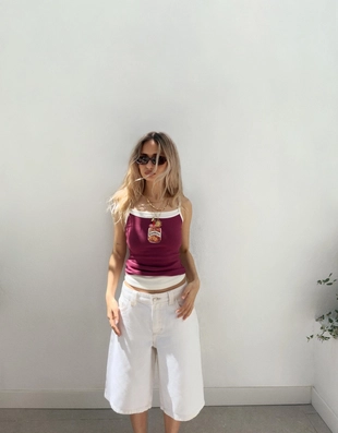 Джинсовые шорты свободного кроя- Заказать в России