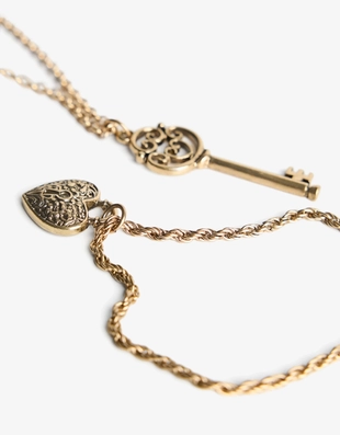 Gold|9413/486 - Bershka Колье с подвесками