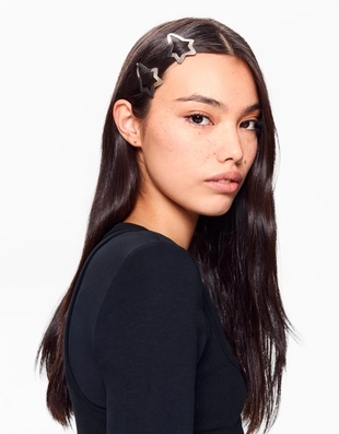 PACK OF 6 STAR HAIR CLIPS- Заказать в России