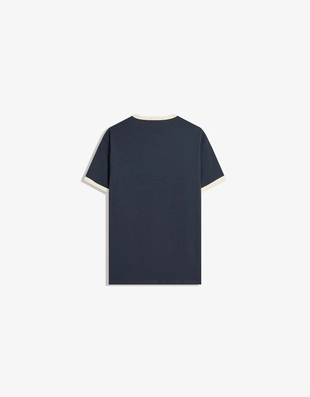 Navy|8089/116 - Bershka Футболка из трикотажа в рубчик