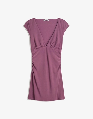 Мини-платье со сборками- Заказать в России