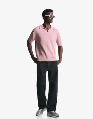 Поло из рельефной махровой ткани- Заказать в России