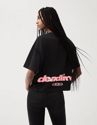 Футболка с короткими рукавами BLACK PINK- Заказать в России