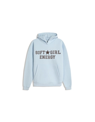 Light blue|7224/187 - Bershka Худи с принтом