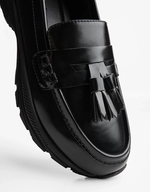 BLACK|2305/664 - Bershka Мокасины на спортивной подошве