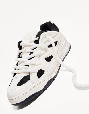 Комбинированные кроссовки в скейтерском стиле- Заказать в России