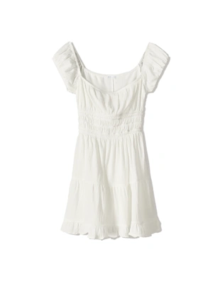 Мини-платье с воланами- Заказать в России