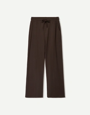 Brown|0454/190 - Bershka Широкие брюки