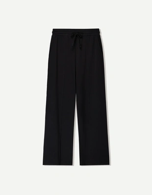 Black|0454/190 - Bershka Широкие брюки