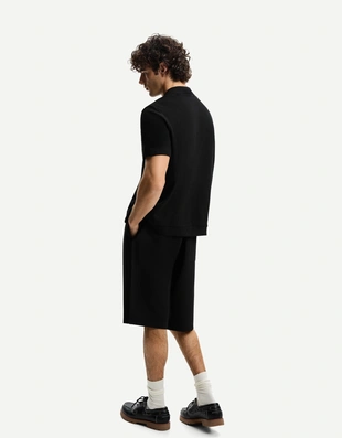 Купить Bershka Поло из рельефной ткани