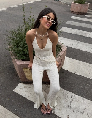 Купить Bershka Брюки с широкими штанинами