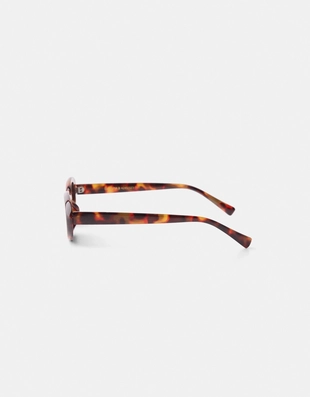 Brown|4245/023 - Bershka Солнцезащитные очки в оправе под черепаху
