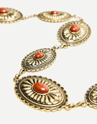 Пояс-цепочка «медальоны»- Заказать в России