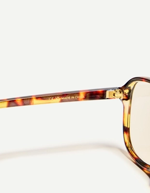 Brown|4307/419 - Bershka Очки из смолы с синим фильтром