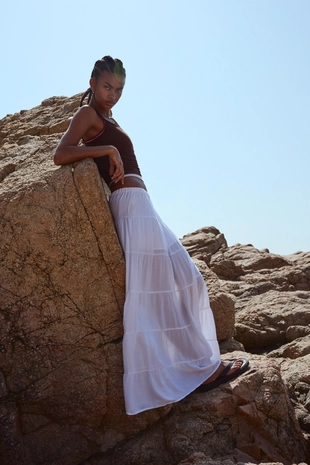 Купить Bershka Юбка миди в стиле рустик