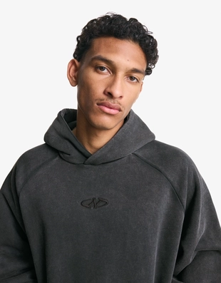 Grey|7368/732 - Bershka Худи геометрического кроя