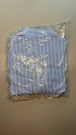 Zara РУБАШКА ОКСФОРД CROPPED Cornflower blue | 8112/867/429