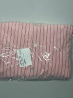 Zara РУБАШКА ОКСФОРД В ПОЛОСКУ Pink / White | 9088/594/046