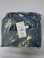 Zara ДЖИНСЫ BALLOON FIT С РАЗРЕЗАМИ Mid-blue | 3991/371/427