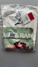 Bershka Футболка оверсайз с принтом Off white | 7624/187/251